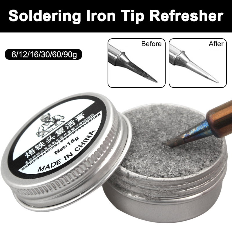 Soldering Iron Tip Resurrection Paste Soldering Tip Refresher Paste Tin Powder Resurrection Paste for Oxide Solder Iron Head