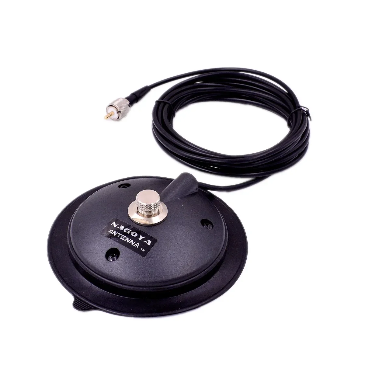 

NAGOYA RB MJPRL Antenna Base Vacuum Magnetic 160mm Roof Mount & 5m RG58 Cable PL259 To SO239 Big Stable Aerials Bracket