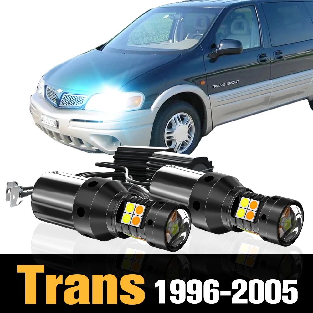 

2x Canbus LED Dual Mode Turn Signal+Daytime Running Light DRL Accessories For Chevrolet Trans 1996-2005 1999 2000 2001 2002 2003