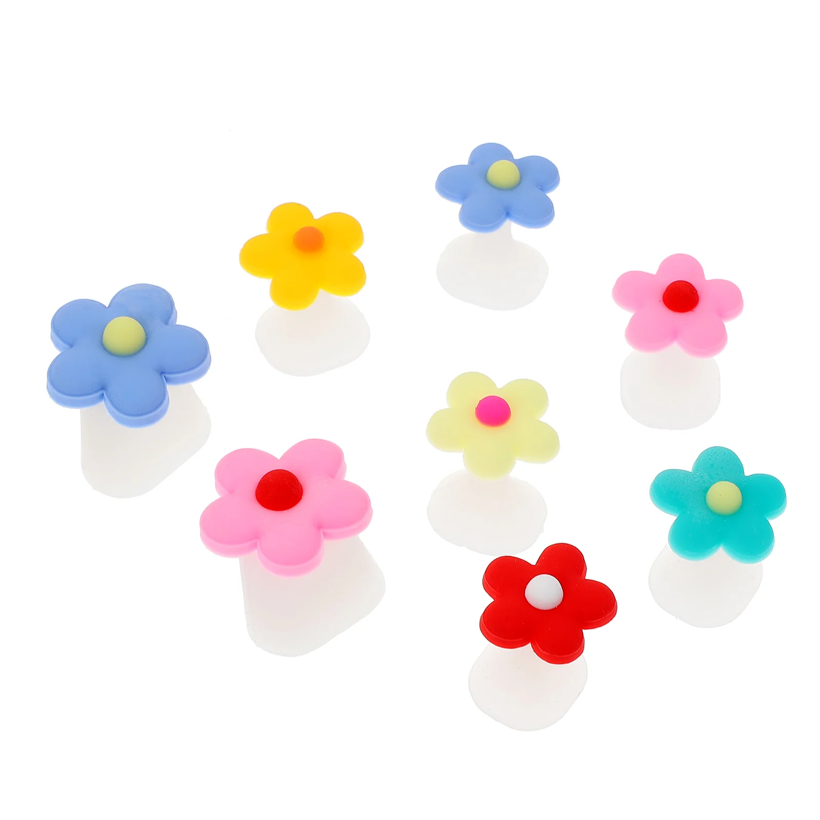 8 Pcs Toe Splitter Pedicure Foot Separator Separators for Nail Spreader Silicone Fingers Dividers Manicure Tools
