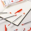 Deli 12 Pcs Ballpoint Pen 1.0 mm Black Blue Red Colors Bullet Tip Gel Pen Smooth Writing Office Stationery School Supplies 5