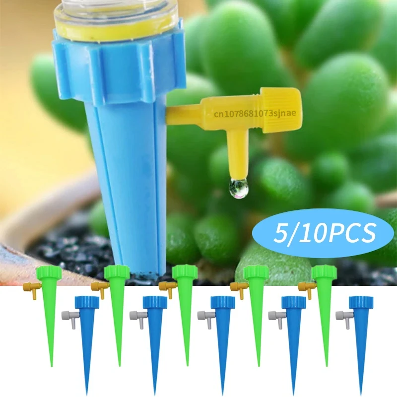 Automatic Watering Kit Automatic Drip Irrigation System Kit Flower Plant Watering Spike Greenhouse Adjustable Control Dripers 1