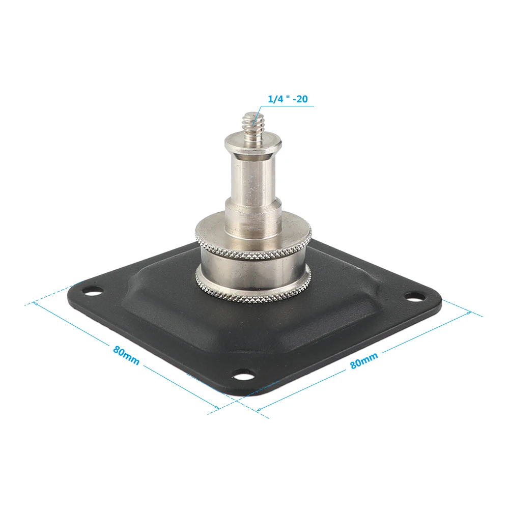 HDRIG Photography Camera Lighting Wall / Ceiling Mount Accessory With 1/4"-20 Thread Screw Adapter For Studio Video Shooting