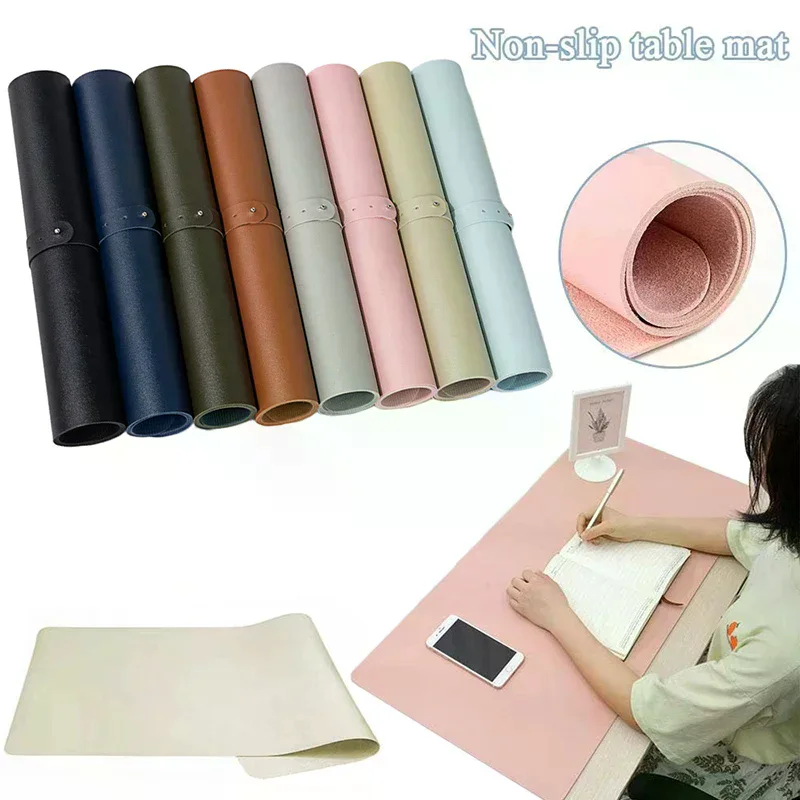 Foldable Nail Art Table Mat PU Leather Studio Desk Mat Nail Armrest Cushion Waterproof Hand Rest Pad Scratch Dirt Easy Cleaning