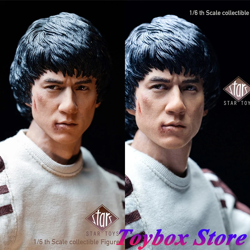Star Toys Stt-001 1/6 Da Collezione Mobile Uomo Action Figure Jackie Chan Anni '90 Film Police Story Role Mini 12 "Set Completo Soldato