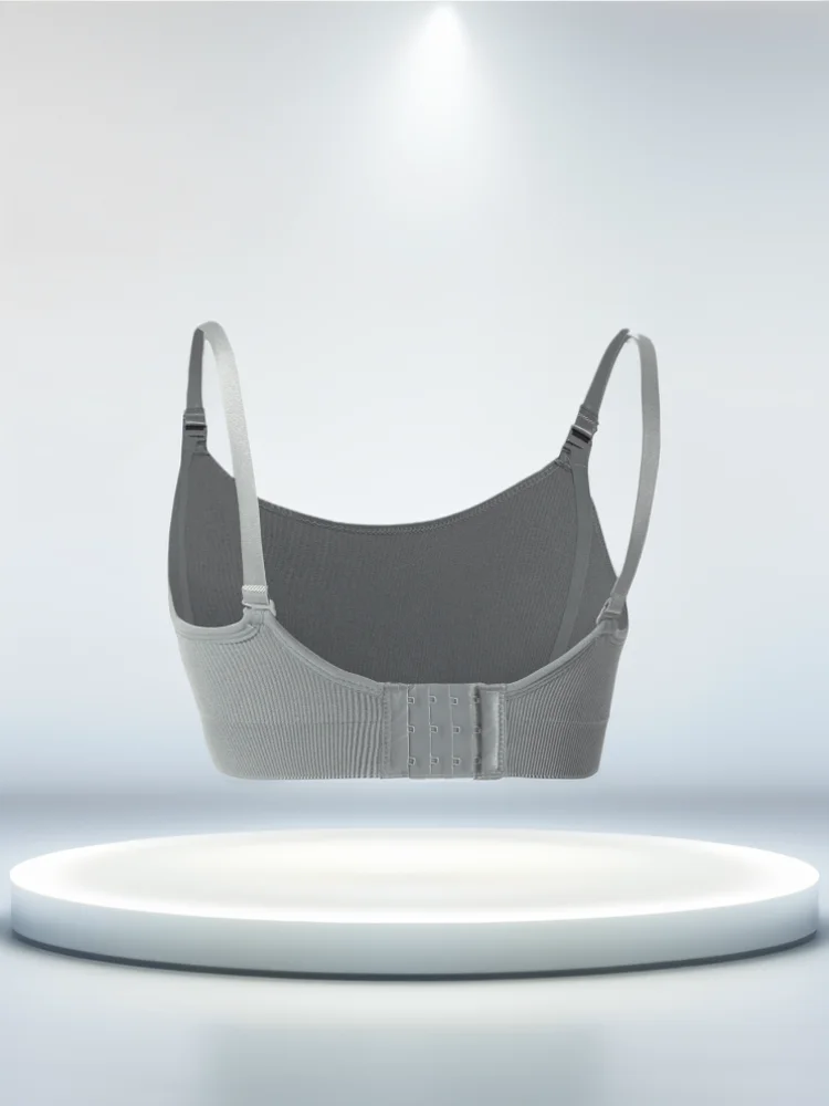 5 PCS Set Breathable Front Open Nursing Bra Maternity Underwear Pregnancy Bra Full Cup Wireless Comfortable Breastfeeding Bra 6