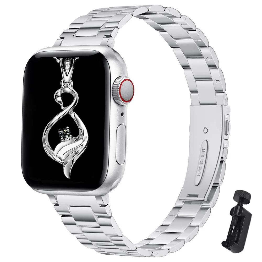 ตัวเลือกสินค้า สายคาดนาฬิกาสแตนเลสสตีล สำหรับ Apple Watch ทุกขนาด