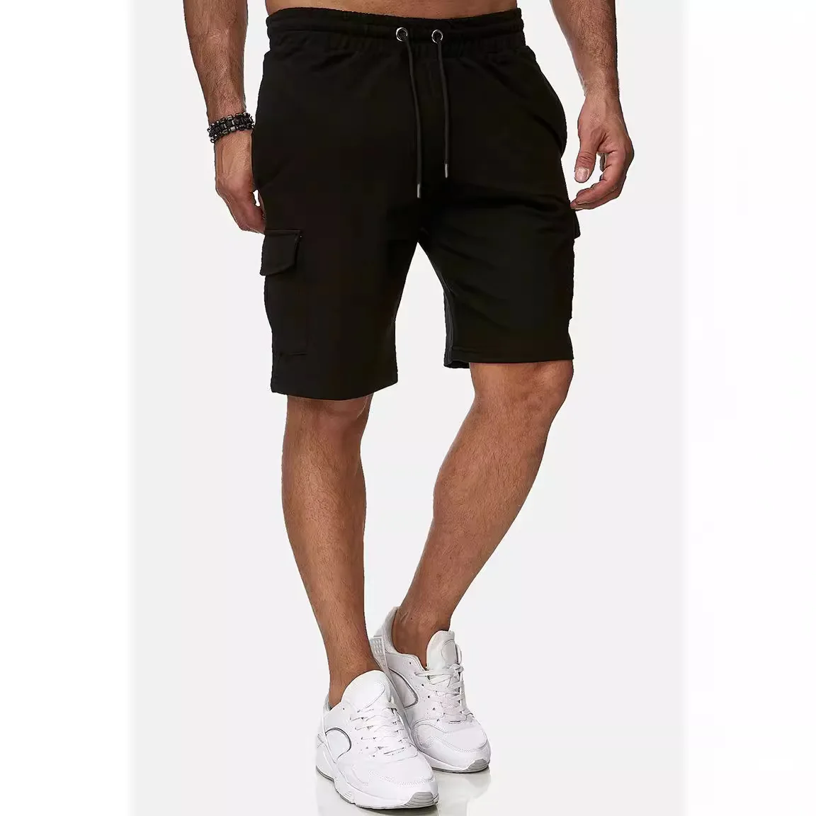 New Fashion Mens Gym Training Shorts Men Sports Casual Clothing Fitness Workout Running quick-drying Workwear Shorts Athletics