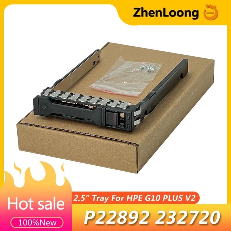 Original P22892 232720 Sas Hdd Caddy Suporte para Hpe Prolíant Dl385 Gen10 Plus v2 Bandeja de Disco Rígido do Servidor Novo e