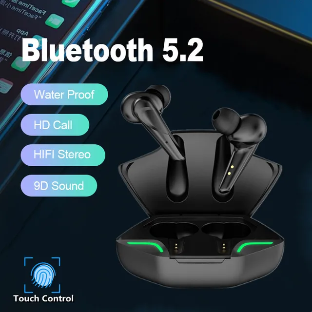 X15 TWS Gaming Earbuds Wireless Bluetooth Earphone With Mic Bass Audio