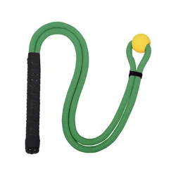 Golf Swing Trainer Aid with EVA Ball for Posture Correction and Exercise (Green)