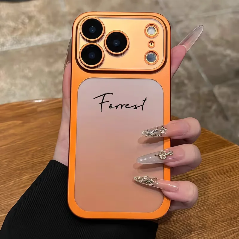 Personalized Signature Customized Name Letters Frosted PC Luxury Phone Case thumbnail 2