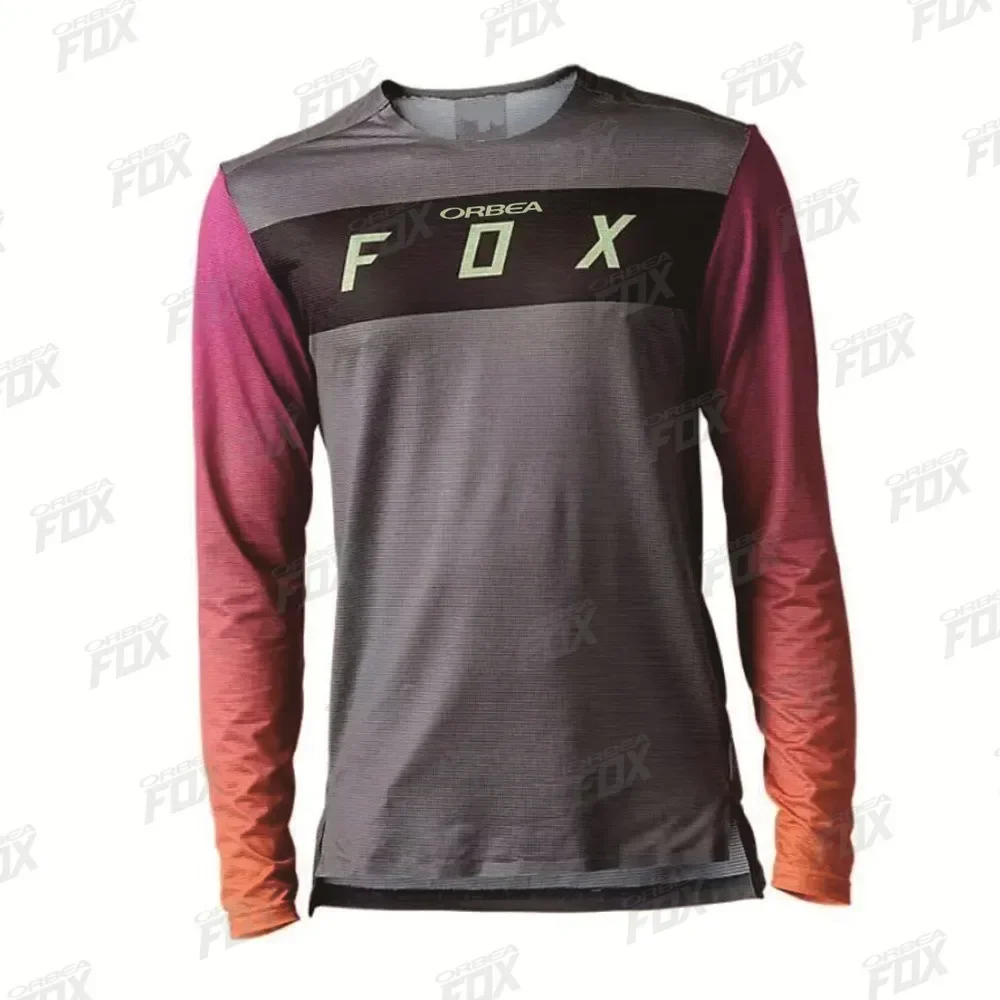 

2022 New Men's Downhill Jerseys OrbeaFox Mountain Bike MTB Shirts Offroad DH Motorcycle Jersey Motocross Sportwear BMX Clothing