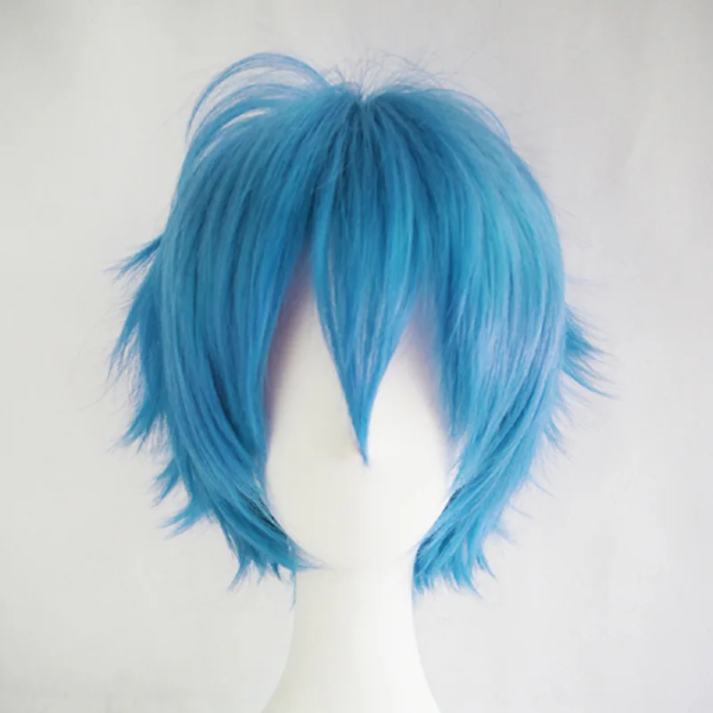Synthetic hair wigs Versatile Synthetic wig Men&rsquo;s Cosplay Wigs Anime Wig Set Cosplay Upturned Short Hair
