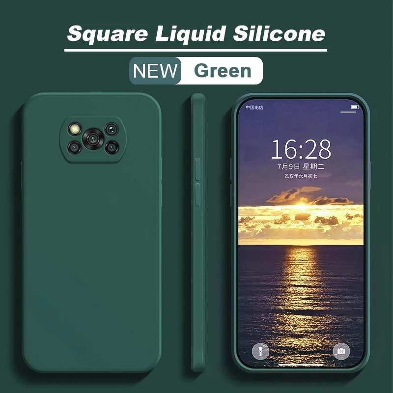 ONEFLOW Custodia Morbida Per Poco X3 NFC / X3 Pro: Silicone Antiscivolo Con Protezione Fotocamera, Cover Sottile E Resistente, Supporta Ricarica Wireless