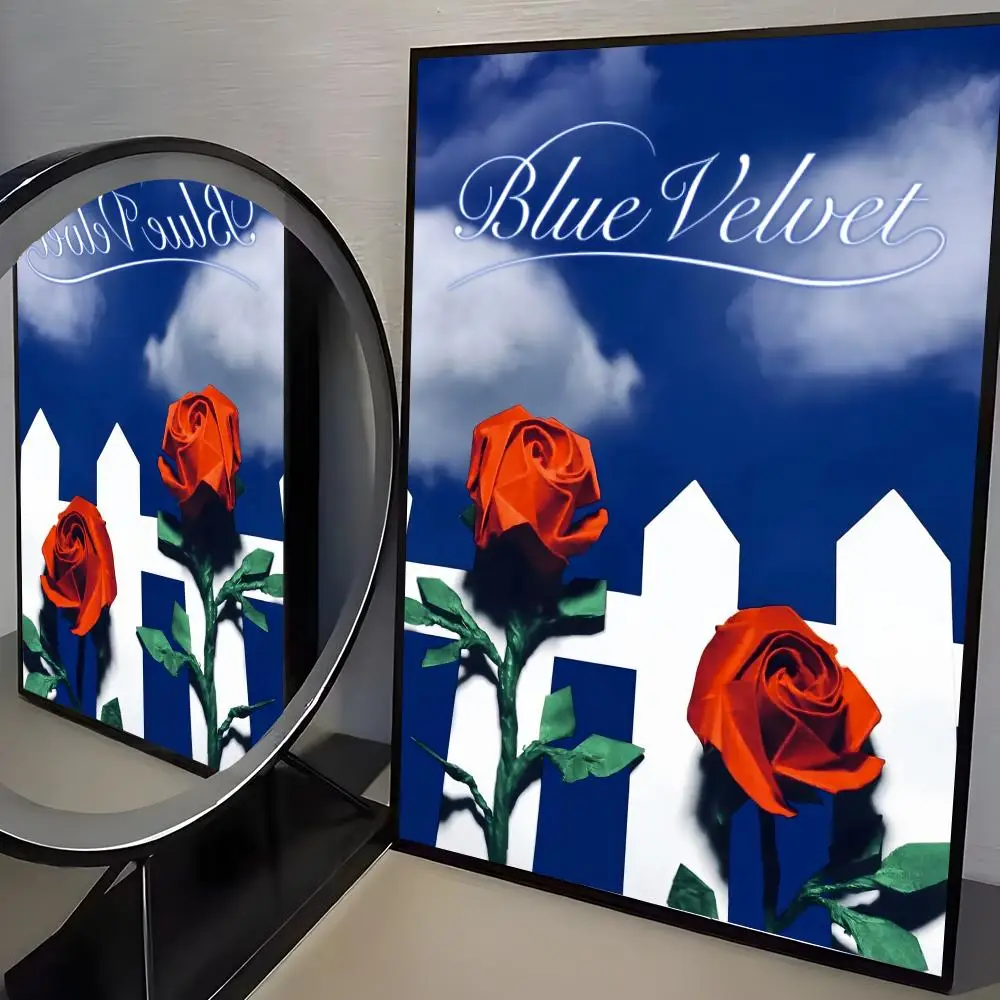 Premium Blue Velvet Movie Poster - HD Self-Adhesive Wall Decor for Home, Office, Dorm, and Bedroom - Perfect Gift Option