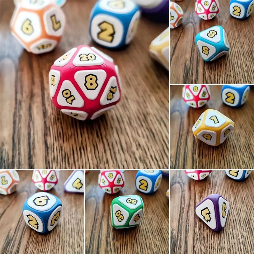 Game Dice Funny Mushroom Party Game Dice Playing Card Games Dice DND Cubes Polyhedral Role-Playing Game Accessories