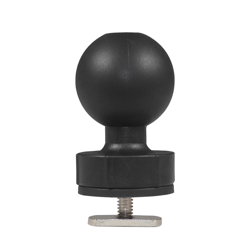 iBOLT Sfera da 25 mm a morsetto/palo/supporto manubrio/adattatore/adattatore – per tutti i supporti standard del settore da 25 mm