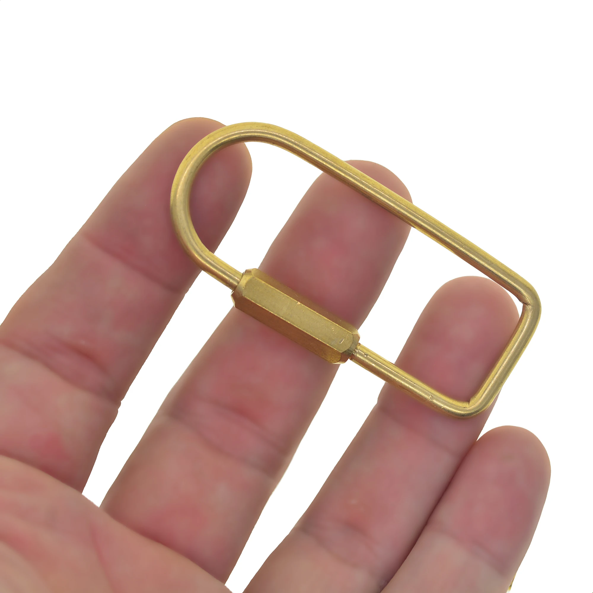Elegant Brass Oval Hemisphere Heart Drop Carabiner Keychain Gift - 23 Stylish Options