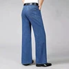 Spring Autumn 90s Streetwear Jeans Elastic Vintage Disco Men Clothing Loose Fashion All-match Washed Straight Flare Cowboy Pants 3