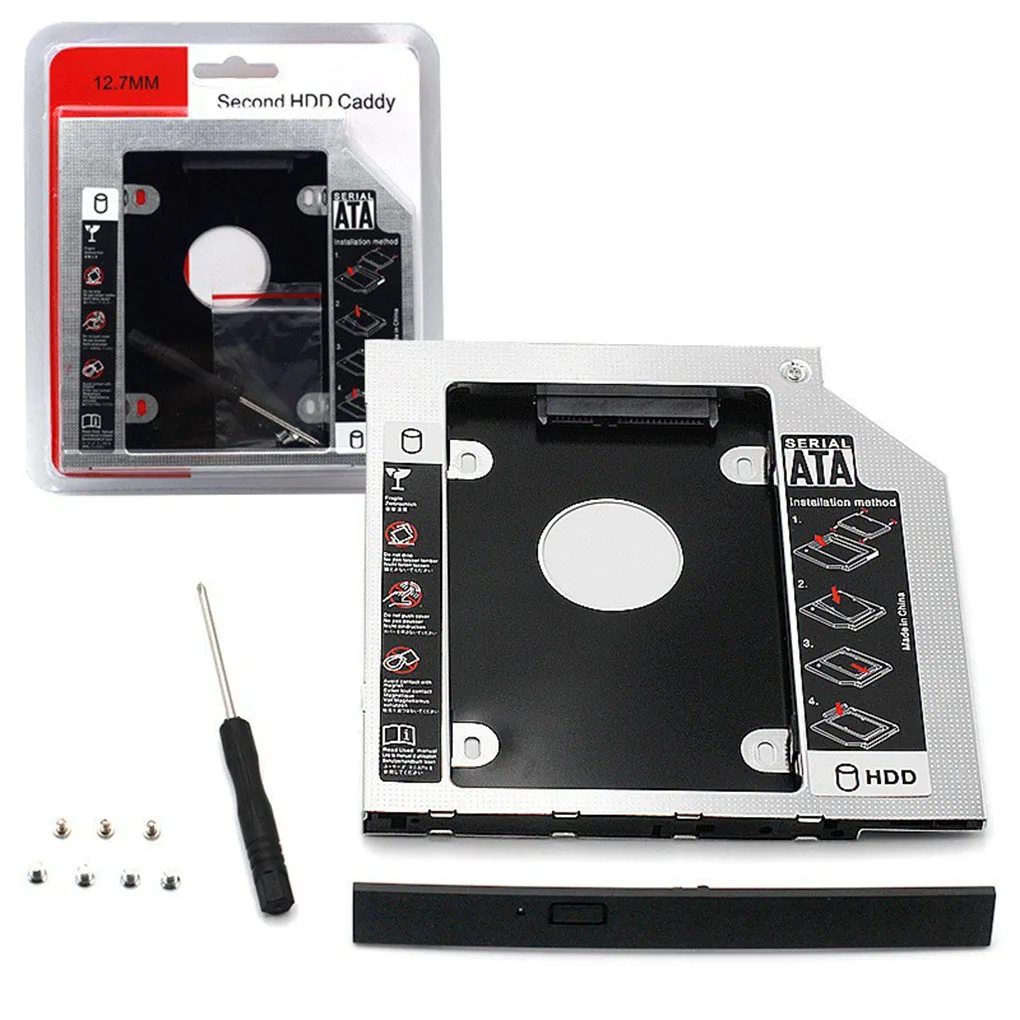 9.5mm HDD Caddy SATA 3.0 for 2.5" SSD Case HDD Enclosure for Notebook Hard Drive Bracket
