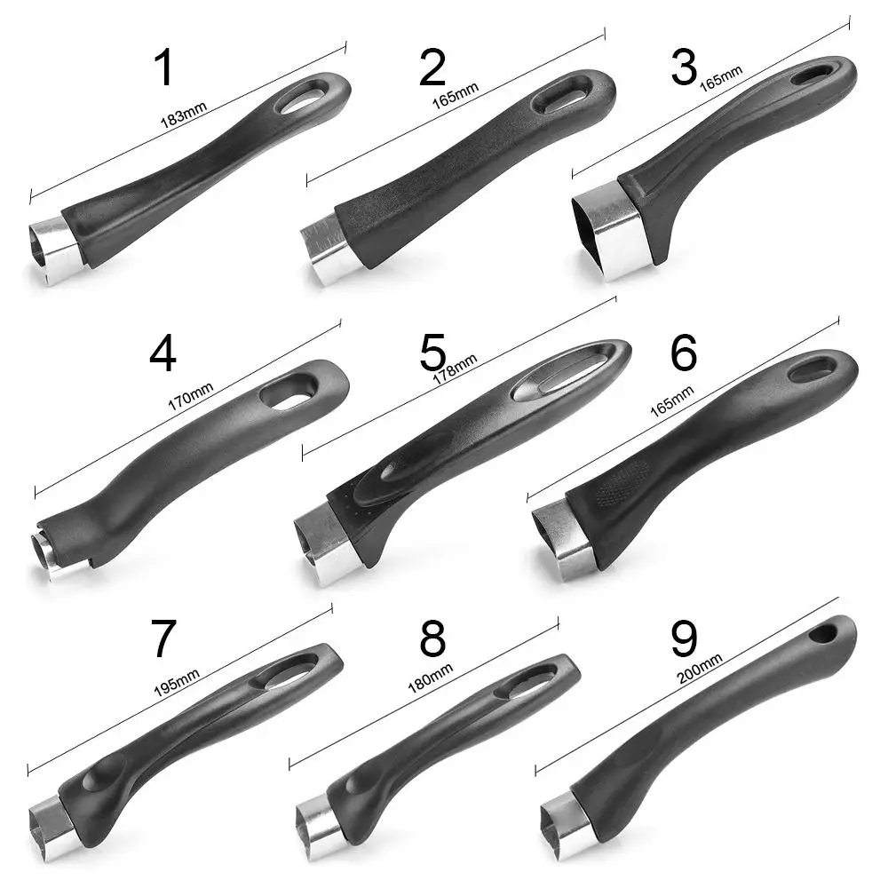 Durable Pot Handle With Screw Anti Scald Frying Pan Replacement Handles Cookware Accessories Cookware Parts Kitchen Supply