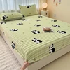Warm Thick Bed Sheet for Winter Single/Queen/King Fleece Pluffy Fitted Bed Sheet Cartoon Mattress Cover(pillowcase need order) 1