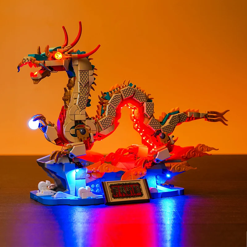 

The Vonado LED 80112 set is suitable for Auspicius Dragon building blocks (including lighting accessories only)