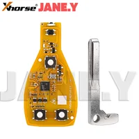 รีโมทรถยนต์อัจฉริยะ Xhorse VVDI BE สำหรับ Mercedes-Benz 315/434mhz W211 W212 W203 W204 W205 W210 W221 W222  3/4 ปุ่ม พร้อมเคส 2