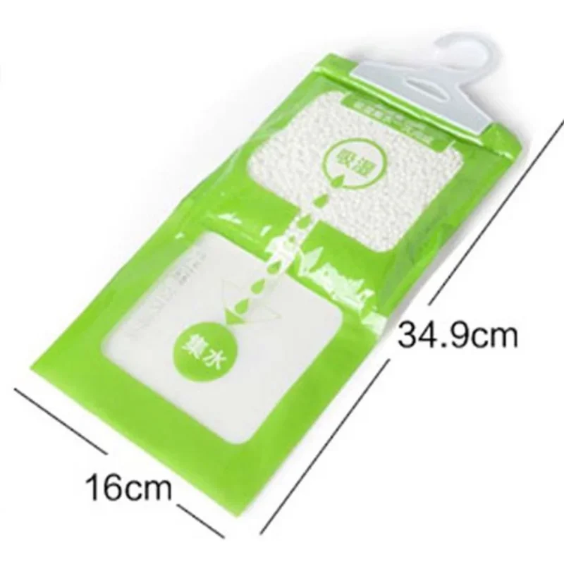 Closet Wardrobe Dehumidifier Hanging Bags Moisture Absorber Moistureproof Desiccant for Bathroom Wardrobe 1PC