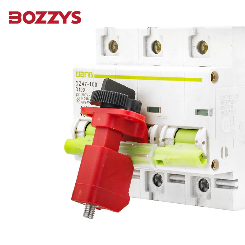 ALLOMN Blocco Interruttore Automatico Miniaturizzato, 10 Pezzi Blocco Interruttore Aria da Blocco di Sicurezza Elettrica Blocco Interruttore Automatico Miniaturizzato per Isolamento Elettrico