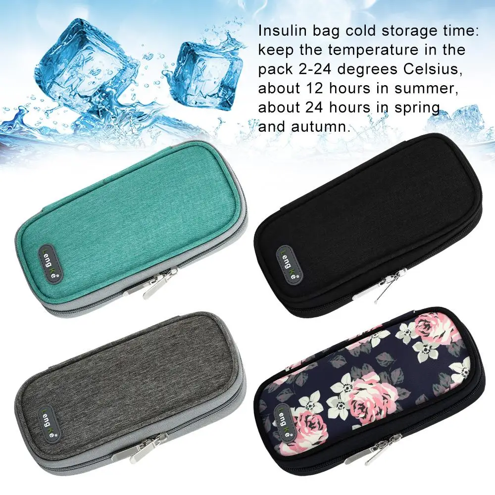 Oxford Thermoisolierte Tasche für Diabetiker, medizinischer Kühler, Reiseetui, Pillenschutz, Insulin-Kühltasche – Detail 4