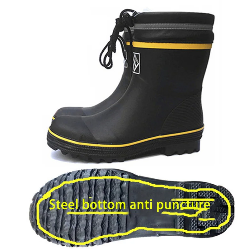 Men Women Fishing Boots, Hunting Fishing Shoes, Rubber Sole Rain Boots, Waders Fishing, Fly Reef Rock Shoes