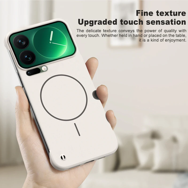 Ultra Thin Matte Frameless Magnetic Shockproof Case