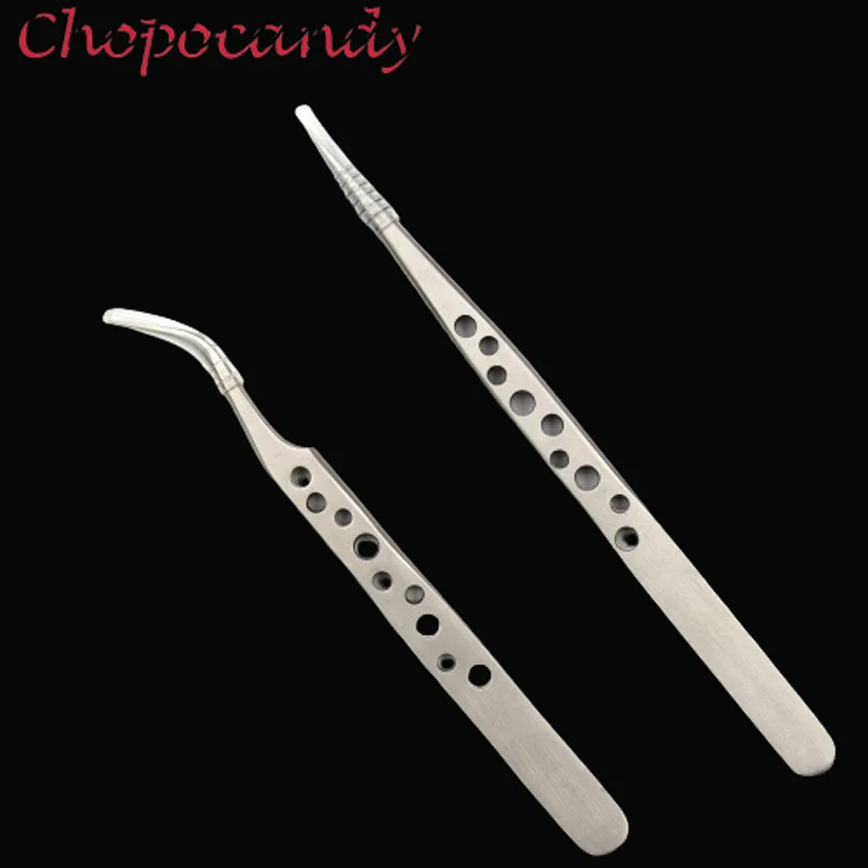Pro-Curved Tweezers, Stainless Steel