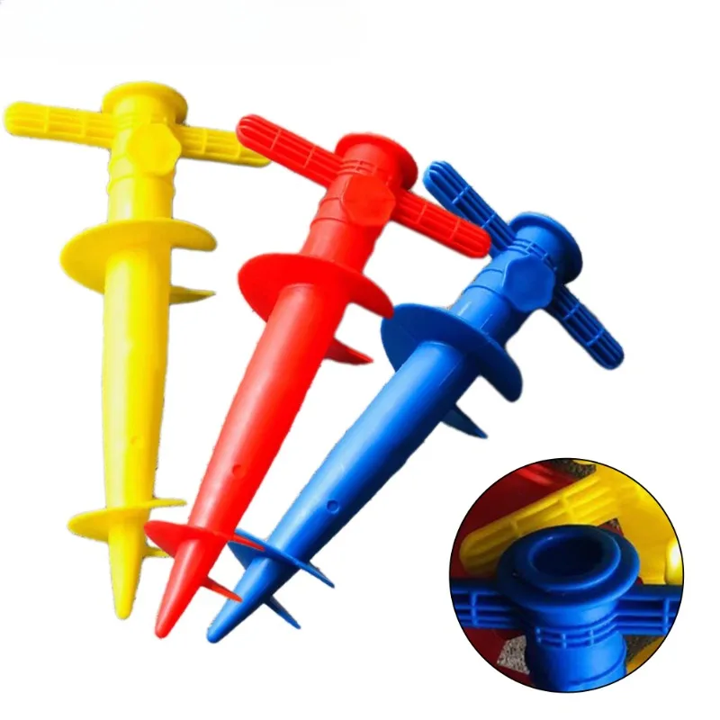 Beach Ground Plug Spiral Type Adjustable Plastic Beach Umbrella Seat Fixing Tool Anchor Rack Nail Sun Umbrella Accessories Umbrella Base Umbrella Holder Umbrella Replacement Parts