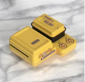 MUDIT Multi-functional Household Sandwich Light-oil Food Machine Small 4-in-1 Waffle Toaster Breakfast Machine 5