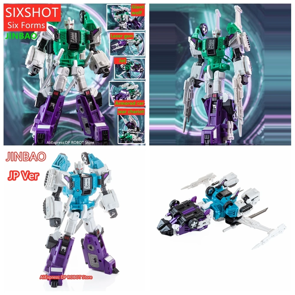 JINBAO 변신 SIXSHOT JP VER 닌자 6 차 식스 폼 전사 G1 액..
