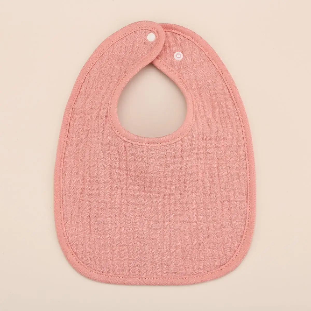 Soft 6 Layers Cotton Gauze Baby Feeding Drool Bib Summer Solid Infants Saliva Towel Burp Cloth For Newborn Toddler Boy Girl Bibs 5