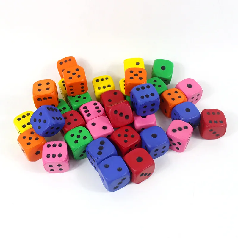 3cm 4cm 6cm PU-Schaumstoff-Würfel, interaktives Unterhaltungsspielzeug für Kinder, Dekompressionsspielzeug, Haarspielzeug, Neuheitsspielzeug, Quetschspielzeug – Detail 6