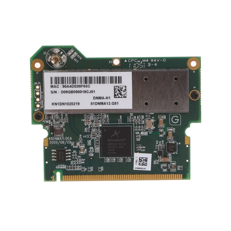 

Сетевой адаптер Mini-PCI WiFi-карта Беспроводная карта DNMA H1 AR9223 Простая установка