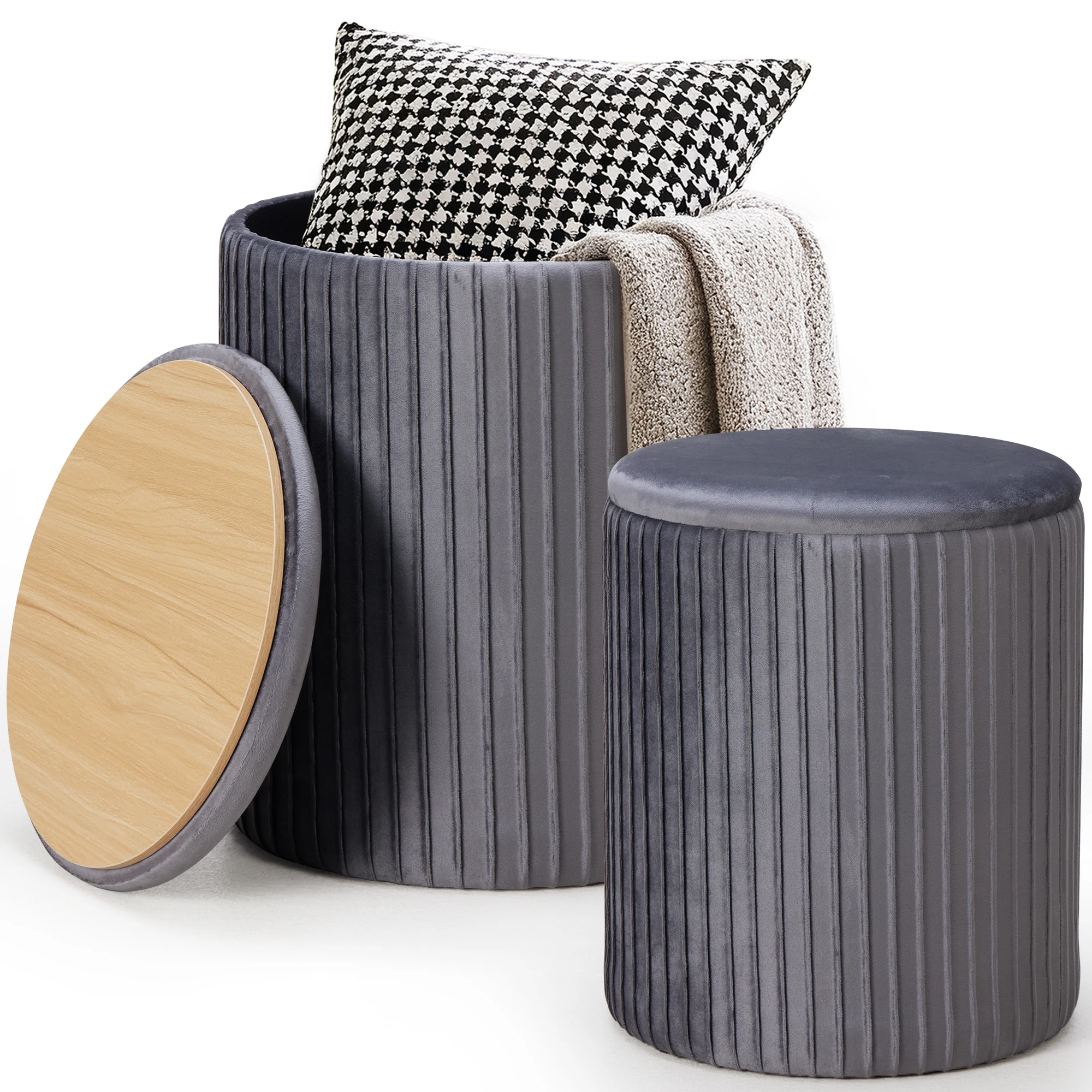 ottoman in bedroom setting