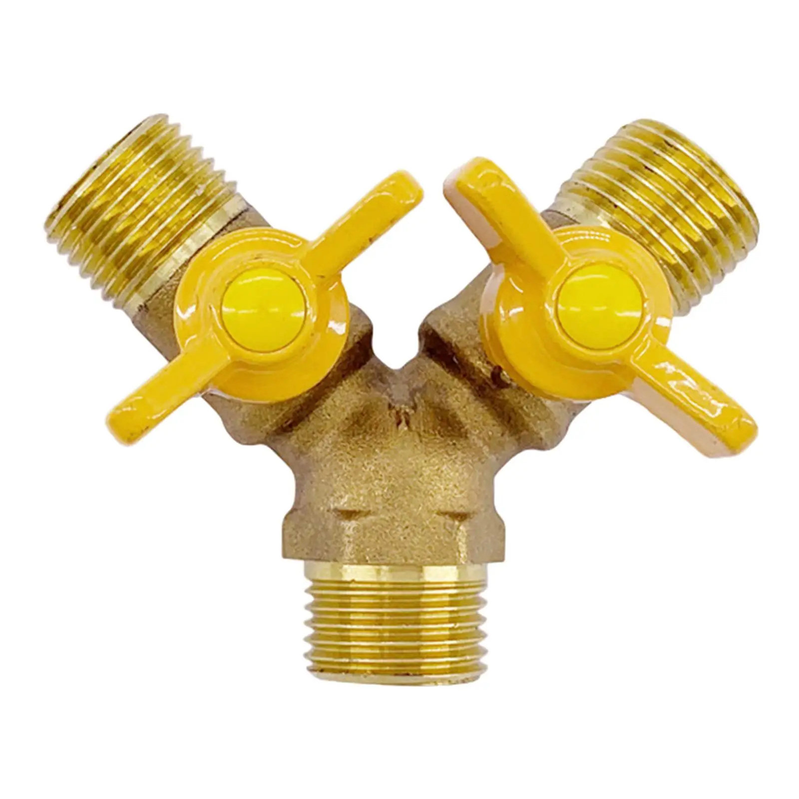 2 Way Gas Hose Tube Connector Spillter Control Adapter Gas Pipe Connector Piece Pipe Fittings 20mm gas pipe connector