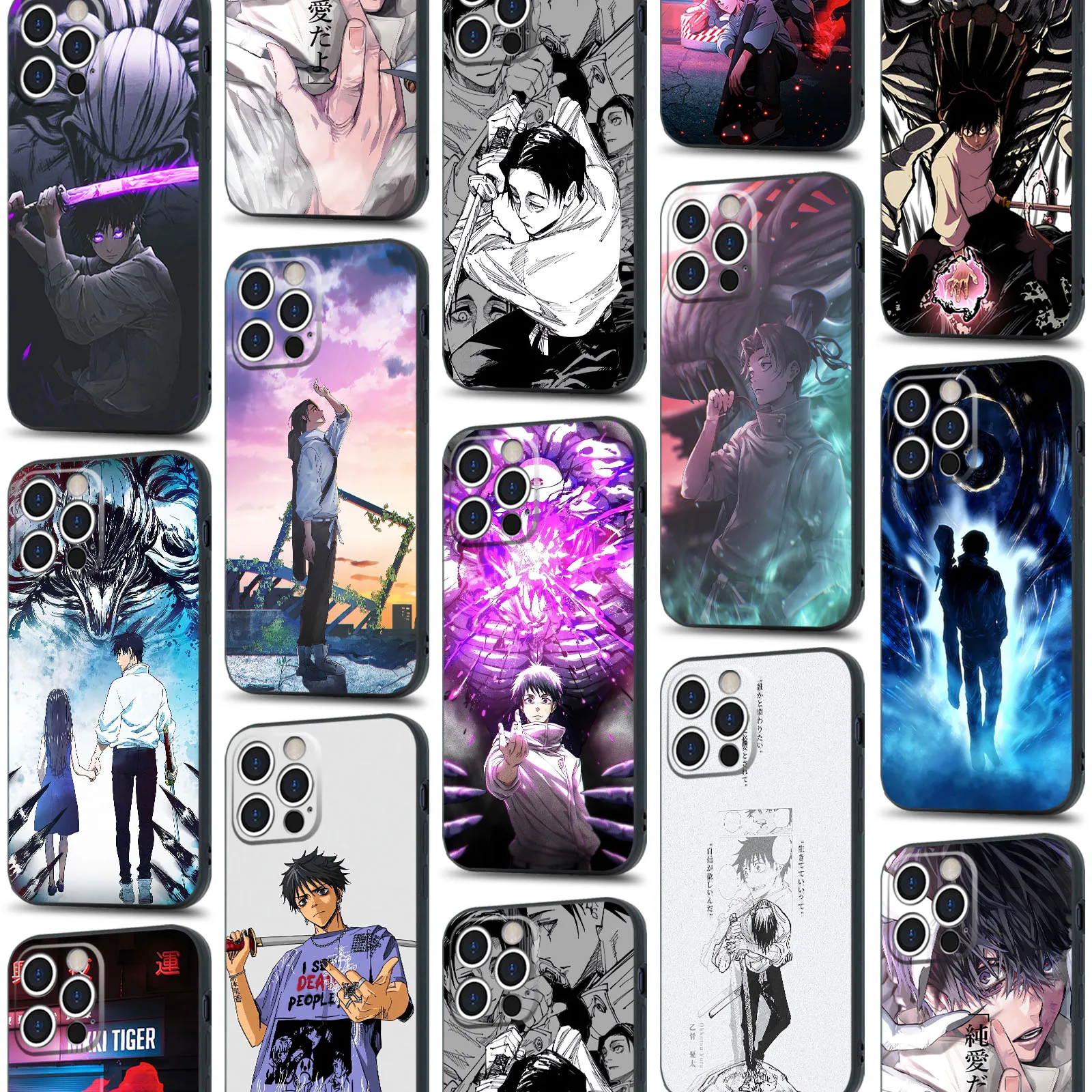 Yuta Okkotsu аниме мягкий силиконовый защитный чехол манга чехол для телефона iPhone 15 14 11 Pro Max 7 8 15 Plus 12 13 Mini Xr X Xs