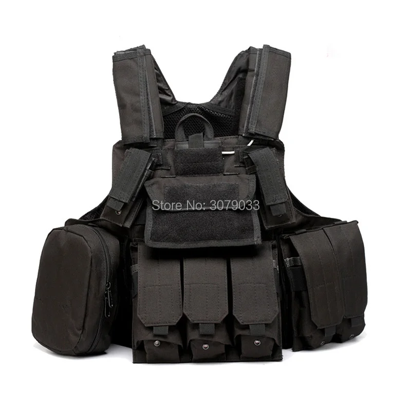 

Tactical Vest Molle CIRAS Airsoft Combat Vest Releasable Armor Plate Carrier Strike Vests W/Magazine Pouch Hunting Clothes Gear