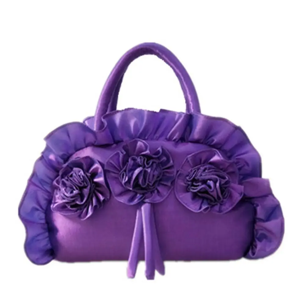 

Большая сумка с цветами, модная Шелковая гладкая Сумка-тоут, винтажная сумка для мамы с перламутром