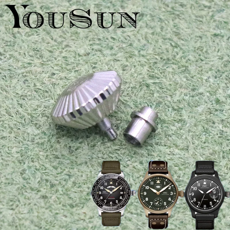 Utilizzato Per Iwc International Watch Pilot Spitfire Fighter Watch Acciaio 316L Naso 10.5Mm Dente Interno Regolazione Del Tempo Accessori 1 Pz