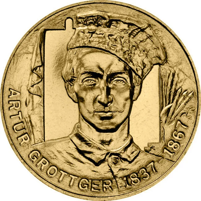 

Республика Польша 2010 художник элетр 2 Zlotti памятная монета