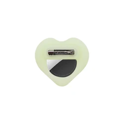 Silicone AirTag Safety Holder with Pin - Anti - Lost Tracker Cover for Kids, Elderly, and Luggage (Fluorescent Green)