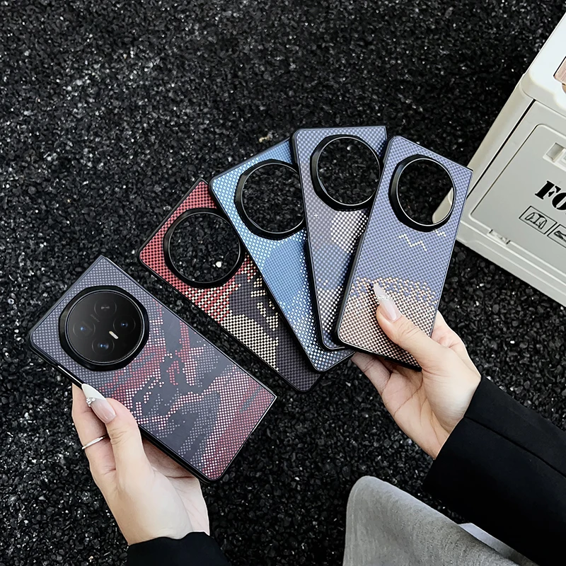 Magnetic Luxury Carbon Fiber Pattern Phone Case - ELVEV Anti-Drop Protection
